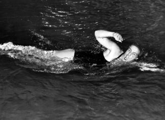 Open water swimmer Sally Bauer – a star but not a heroine